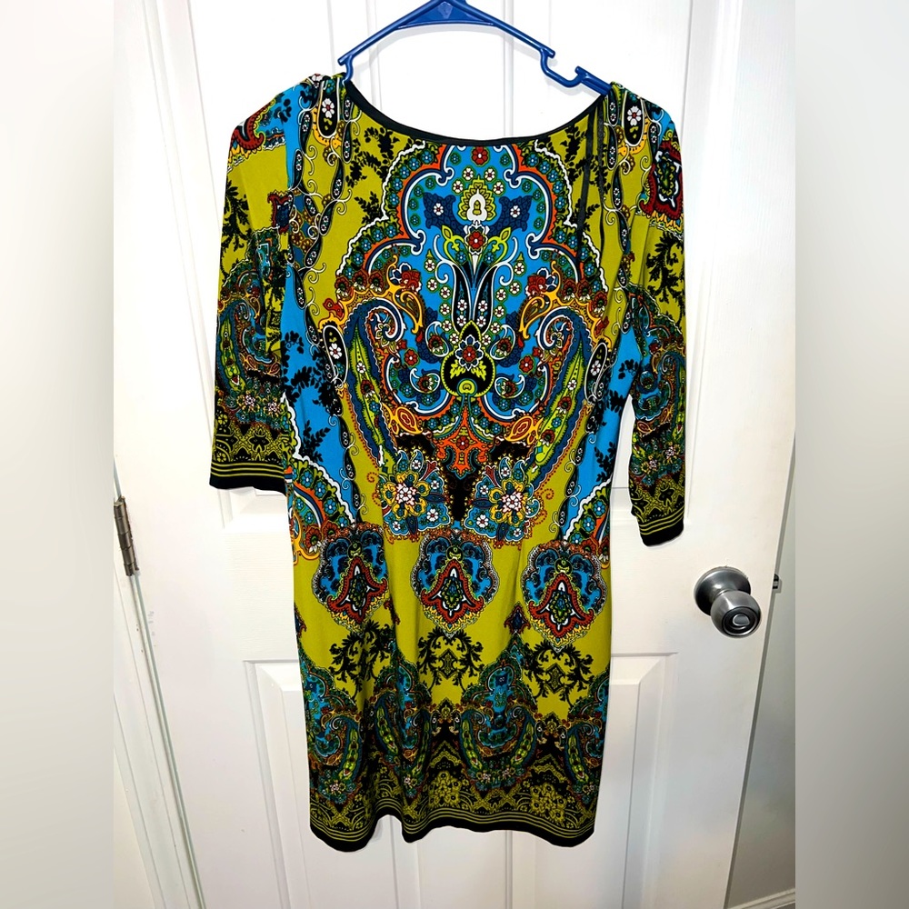 BEAUTIFUL GREEN SANDRA DARREN DRESS💚💙🧡